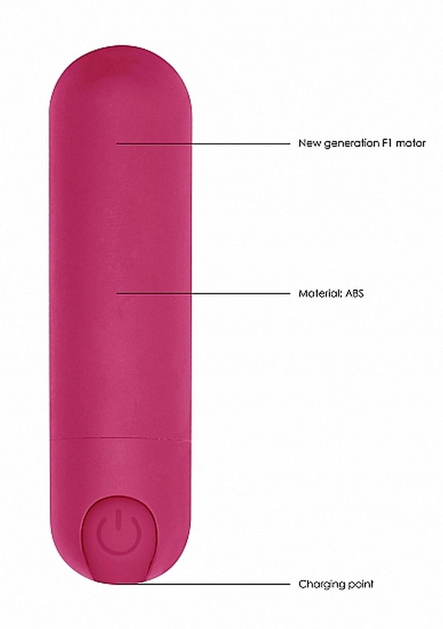 10 Speed Rechargeable Bullet - Pink
